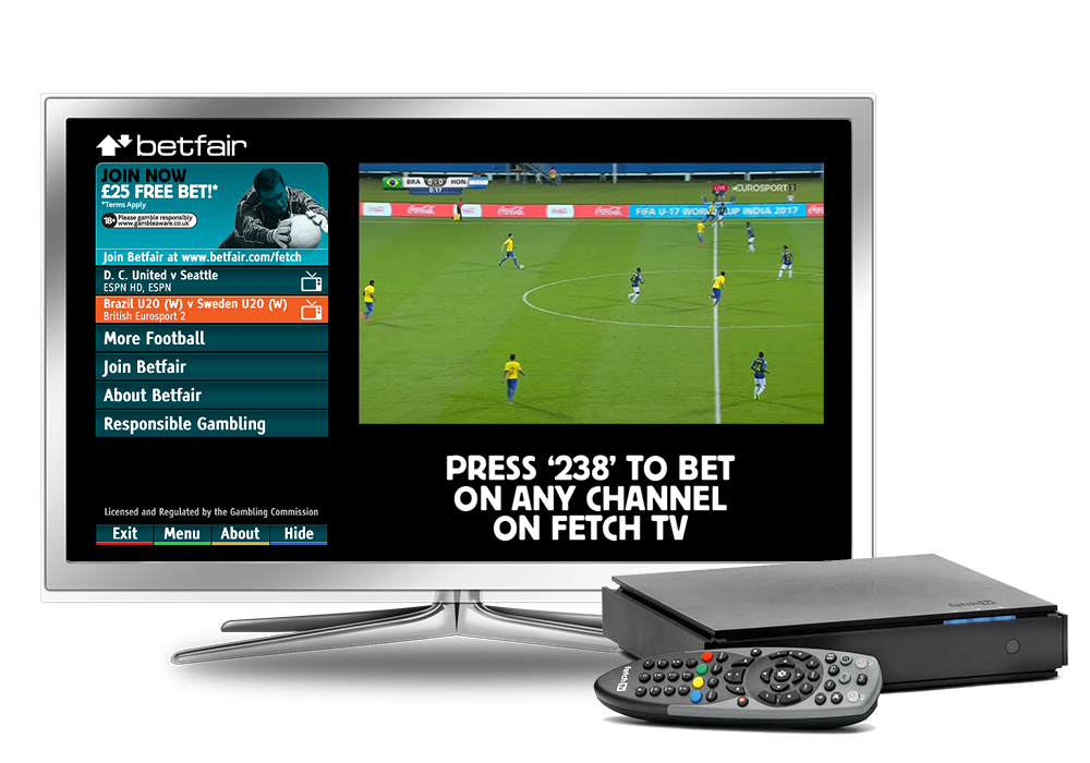 Betfair Football Betting App for Fetch TV