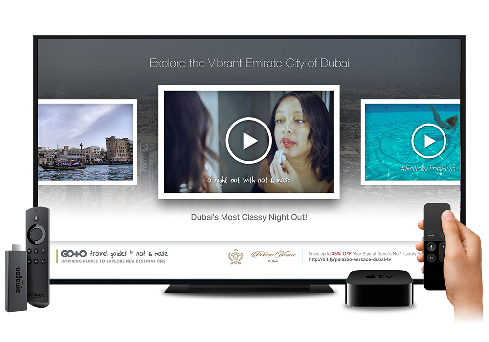 Go To Dubai TV App, Sponsored by Palazzo Versace Dubai